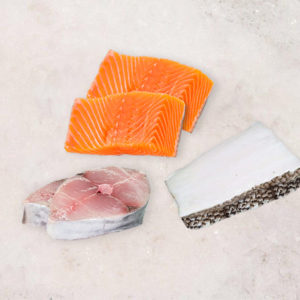 Combo 1 (Codfish Fillet, Batang Steak, Salmon Fillet)